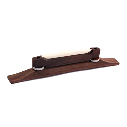 Holibanna Archtop Guitar Bridge with Height Rosewood Construction Lightweight Design and Polished Surface for Smooth Performance for Jazz Guitar Enthusiasts