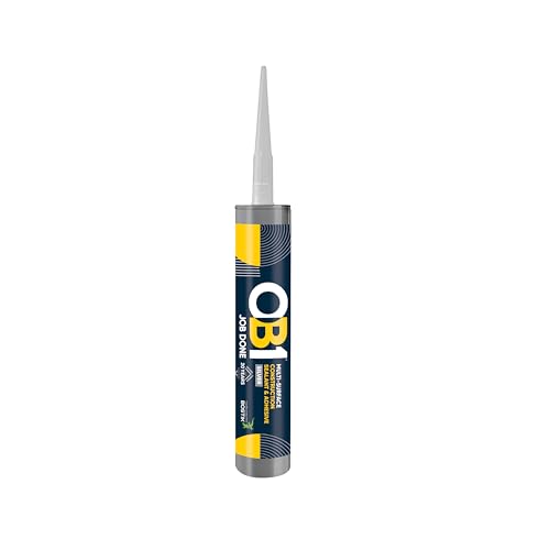 OB1 Silver Multi-Surface Sealant & Adhesive, 290ml 2in1 formula