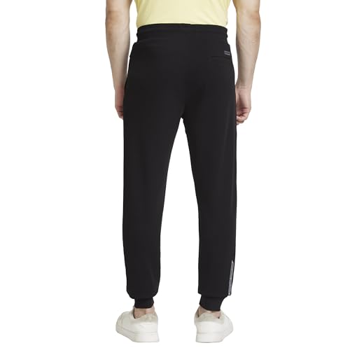Image of Spykar Men's Mid Rise Fitted Track Pants