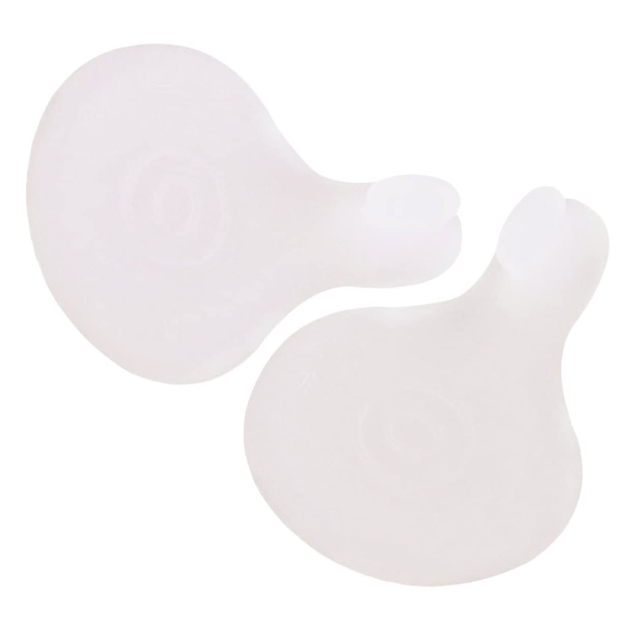 FRCOLOR 1Pair Separators for Gel Isolation Pads for Manicure Pedicure Transparent Foot Care Inserts for Women