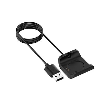2-Pack Charger Compatible with Amazfit bip S Charger Replacement Charging Dock 3.3ft USB Cable for Amazfit Bip S A1805