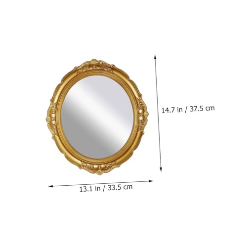 Espejo de maquillaje vintage de pared estilo retro miniatura 5