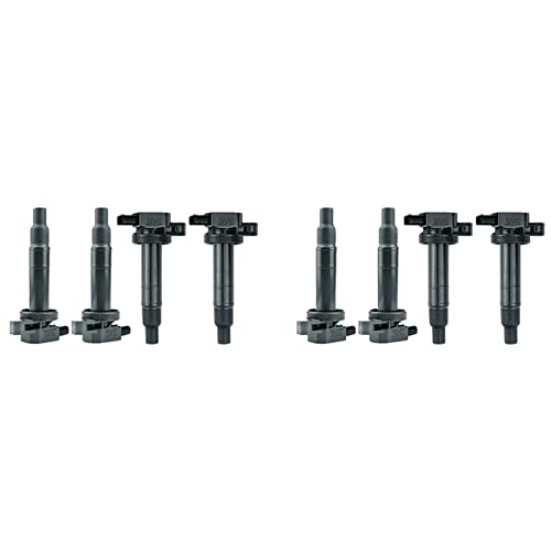 Bobines d'allumage 90919-02240 résolvant les ratés moteur, lot de 8 pièces 673-1306