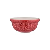 Mason Cash Deck the Halls S30 (1.25 Qt) Mixing Bowl | Red