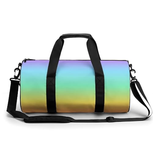 Sac de voyage arc-en-ciel multicolore pour vos week-ends en camping