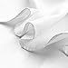 Craft And Party Rectangle Tablecloth, 90 x 132 Inch White Tablecloth, 8ft Rectangle Table Cloth, Polyester Fabric Washable Tablecloth for Home, Party, Wedding or Restaurant Use.