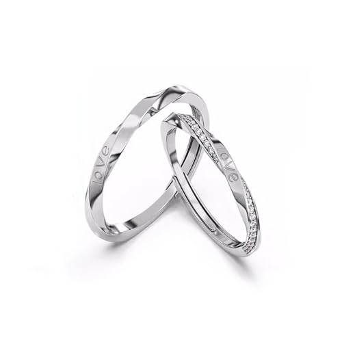 Bague argent femme alliance reglable 925 fiancailles
