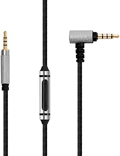 Replacement Audio cable Compatible with Bose QC25 QC35 SoundTrue OE2 OE2i AE2 AE2i AE2W 700 NC700 SoundLink, AKG Y40 Y45 Y50 LIVE2 Replacement Cord With Mic Remote Volume Control for iPhone Android