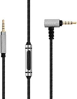 Replacement Audio cable Compatible with Bose QC25 QC35 SoundTrue OE2 OE2i AE2 AE2i AE2W 700 NC700 SoundLink, AKG Y40 Y45 Y50 LIVE2 Replacement Cord With Mic Remote Volume Control for iPhone Android