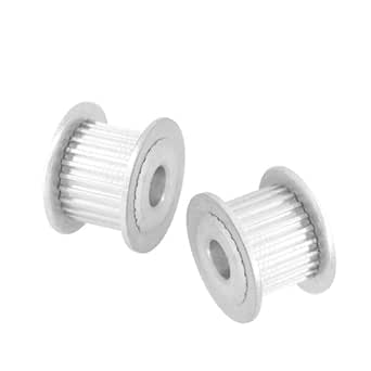 Puleggia MXL 32 Denti - In Lega Alluminio - Per Cinghie Sincrone 6mm O 10mm - Foro 5-12mm - Foto 3