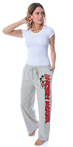 Disney Men's Women's Mickey Mouse Character Classic Pose Loungewear Adult Sleep Pajama Pants S Heather Grey #TOP2