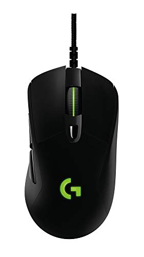Precisione: il mouse gaming G403 Ha sensori ottici per mouse gaming per PC con una velocità di 400 IPS e untracciamento fino a 16 000 DPI