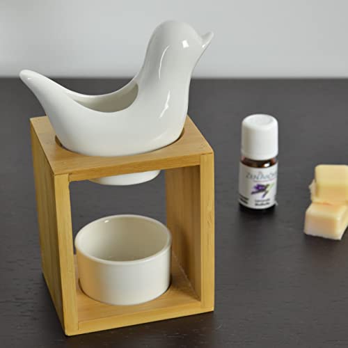 Zen'Arôme, Naturéa Plumeria Fragrance Burner, Essential Oils, Scented Melts, Scented Wax Square, Gentle Heat Diffusion - Image 2