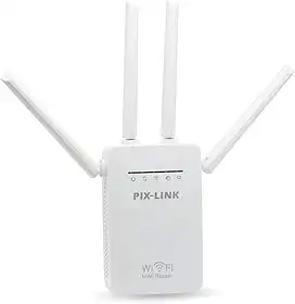 Repetidor Wifi 2800m 4 Antenas Amplificador De Sinal - Melhore a Conexão em Casa e no Escritório com Este Poderoso Amplificador de Sinal Wi-Fi de Longo Alcance