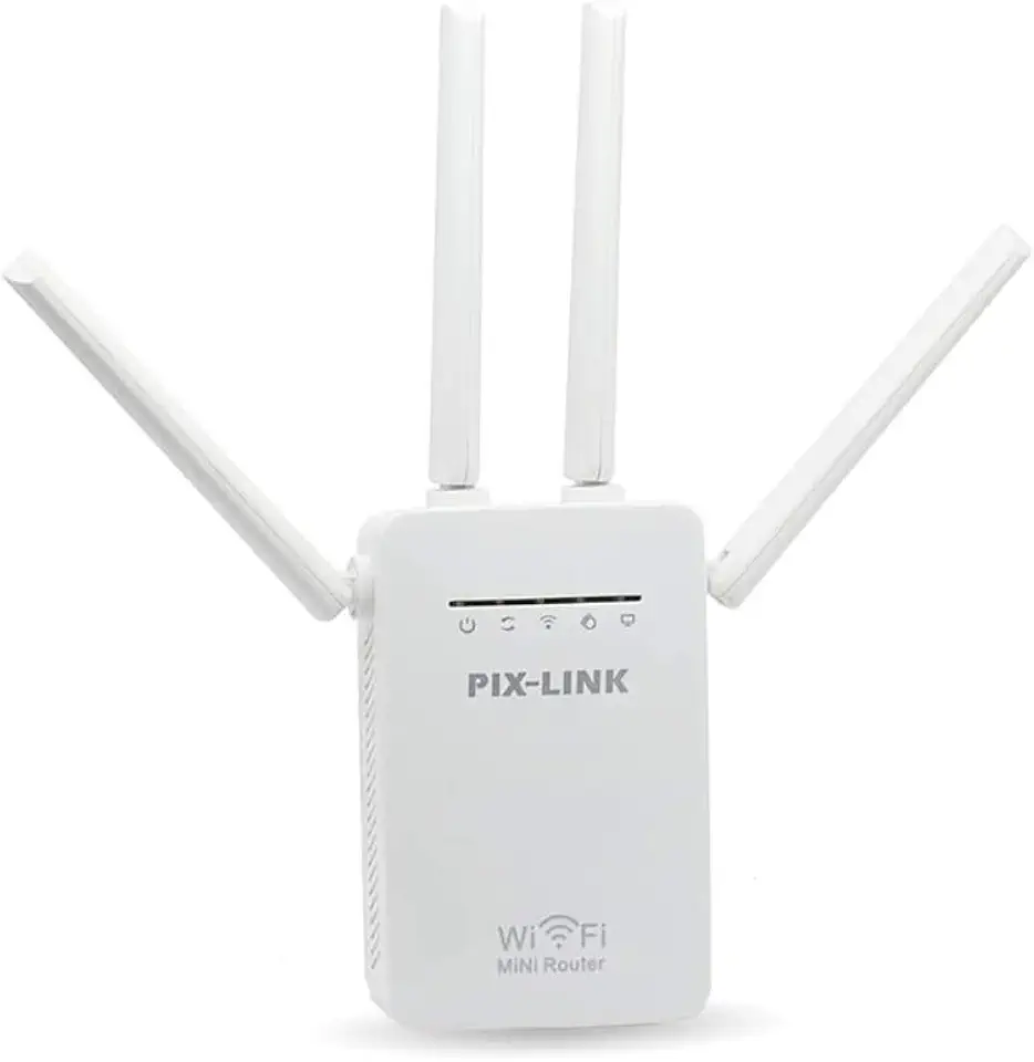 Repetidor Wifi 2800m 4 Antenas Amplificador De Sinal - Melhore a Conexão em Casa e no Escritório com Este Poderoso Amplificador de Sinal Wi-Fi de Longo Alcance