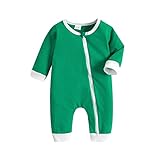 Kleinkind Jungen Winter Langarm Overall Einfarbig Outwear Für Babys Kleidung Grün Gelb Baby Schuhe (Green, 12-18 Months)