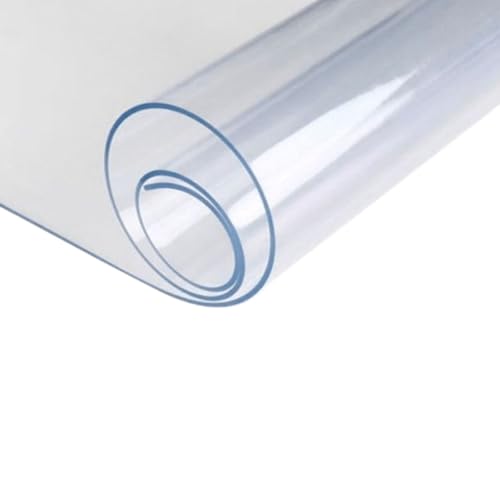 2m X 1,40m PláStico Cristal Transparente Dobrado(0,07mm)