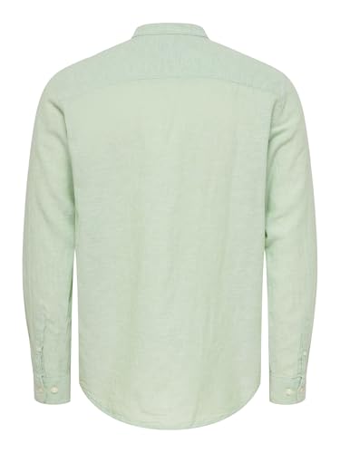 Only & Sons Male Hemd ONSCAIDEN Leinen Hemd 3
