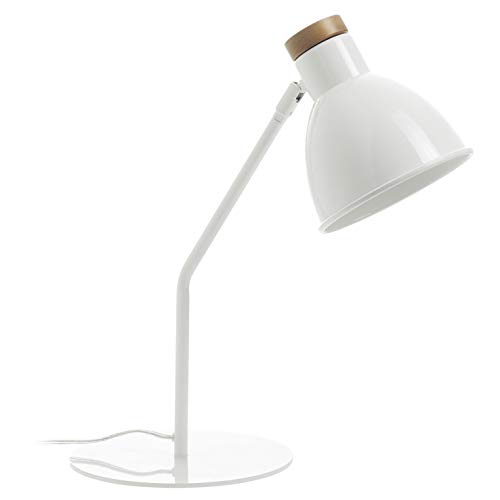 EXO Lighting - Lámpara de sobremesa VALAN blanco E27