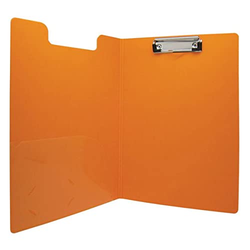 Pasta Prendedor Vertical - A4 - PP - Opaca - Ecostripe LARANJA