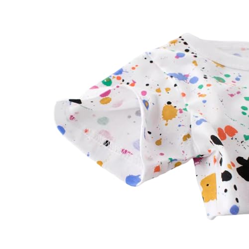 Toddler Boy Short Sleeve Shirts Casual Kids Cotton Crewneck Graphic Tee Tops Blouse Dinosaur T Shirt Boys for 1-6 Years4