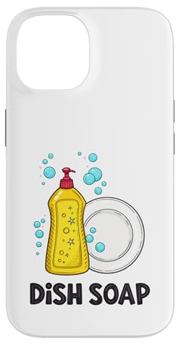 食器用洗剤と泡が特徴の楽しいデザイン スマホケース iPhone 14 用
