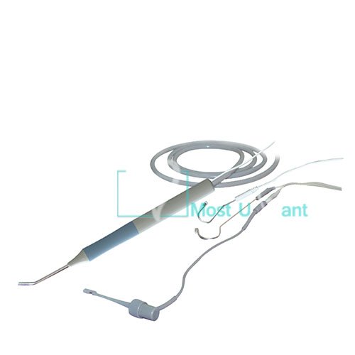 Close-up of Coxo C-root VI accessories including measuring probe, lip hook, and file klip