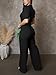 YSINTL Women's fashionable, sexy, elegant, high waisted, wide leg pants, club business party button jumpsuit