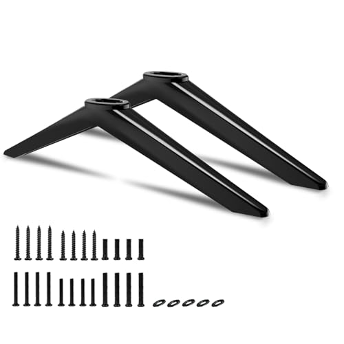 Yaotieci TV Legs for Onn Roku TV Stand Legs Base Stand Only for Onn Roku Please Measure The Distance Between The Centers of The TV Holes with Screws and Instruction