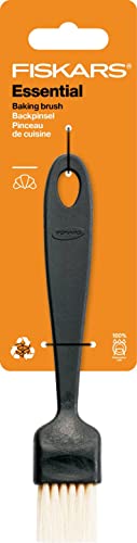 Miniatura 5 de Fiskars Pincel De Repostería, Longitud: 20 Cm, Essential, Cerdas Naturales Plástico Pp, Negro, 1065590