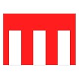 紅白幕 H180×W180cm 4辺縫製 L-011 区分60Y