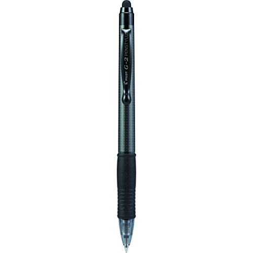 PILOT G2 Pen Stylus Fine Black Ink with Gray Barrel 2-Pack (34309) - Thumbnail 3