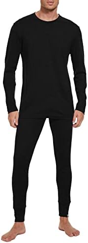 MERINNOVATION Merino Wool Base Layer Set for Men 100% Merino Wool Thermal Underwear Lightweight Long Sleeve