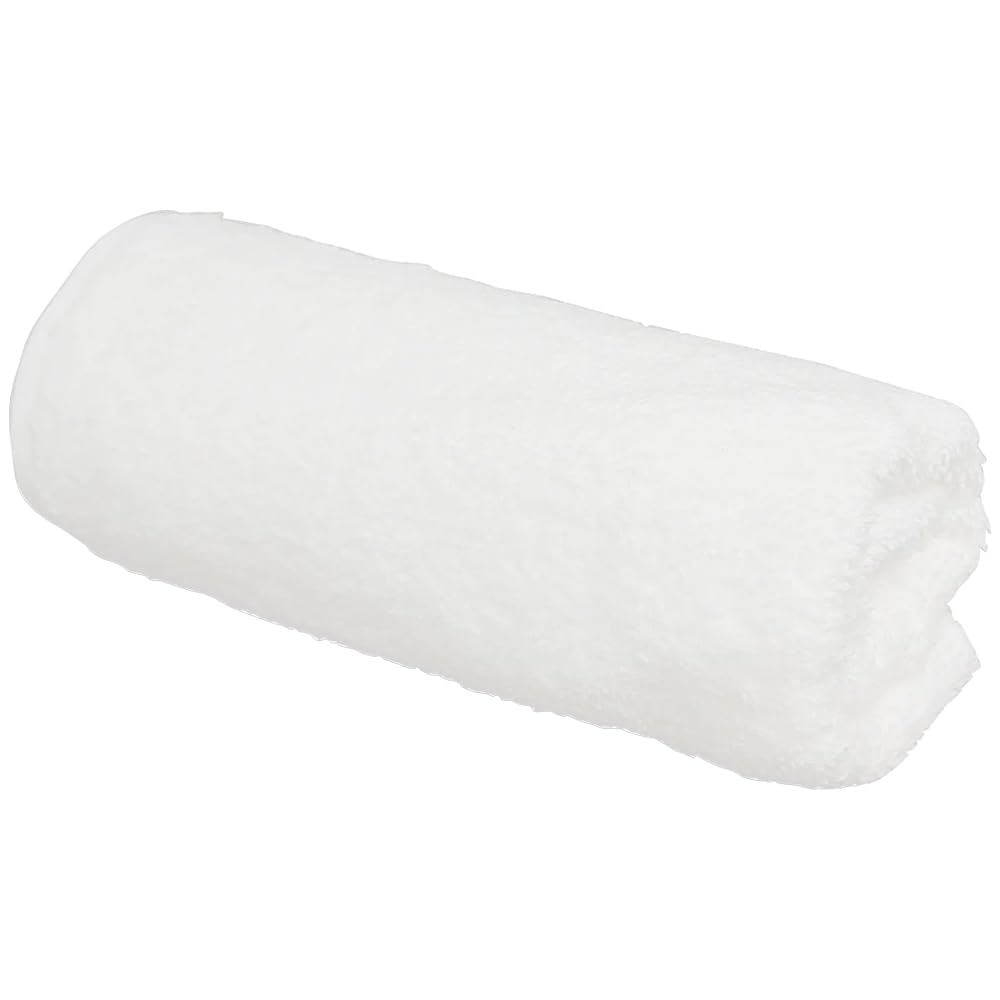 ForPro - Toallas multiusos de 100 % algodón, color blanco, extra suaves, multiusos, para salón, spa, hotel y gimnasio, 16 pulgadas de ancho x 27 pulgadas de largo, 12 unidades