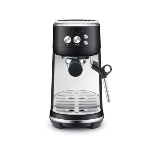Sage Bambino - Cafetera Compacta Profesional con Espumador de Leche Automático, Trufa Negra