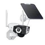REOLINK 4G LTE Cellular Security Camera Outdoor 4 MP, Dual-Lens Wide View, No WiFi, Wireless Solar Battery Powered, 2K Spotlight Color Night Vision, Local Storage, 2-Way Talk, Motion Only Alert