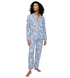 Triumph Women’s Boyfriend Fit PW 03 Pajama Top, Blue Combination, 40
