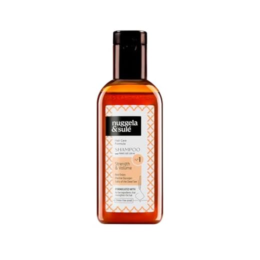 Nuggela & Sulé -Premium Nº1 schampo med rött lökextrakt 100 ml/3,38 FL.Oz. reseformat. Dermatologiskt testad. Män och kvinnor. Bästa kapillärbehandlingen Esquire Magazine. Stimulerar hårväxt.