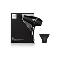 ghd Air Professional Hair Dryer - 2100W Ionic Blow Dryer Reduces Frizz and Flyaways for Smooth Salon Finish - Variable Temp and Power - Ergonomic Design for Left/Right-Handed Use - 3m Cable (AU Plug)