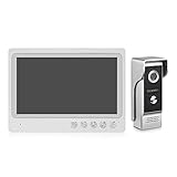  HAOTING 9 \'\' Video Timbre Videoportero Teléfono Exterior Impermeable Timbre de Seguridad para el hogar