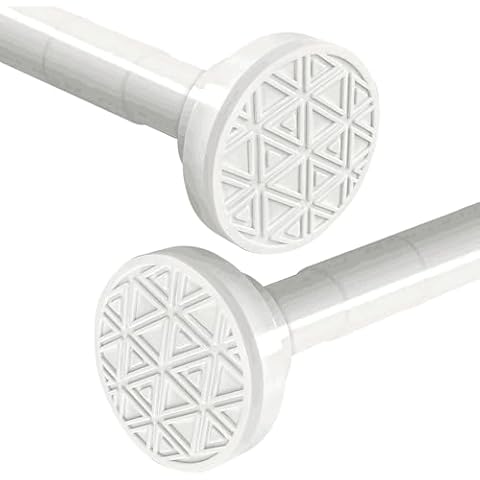 wintfarm Adjustable No-Drill Shower Curtain Rod Cover