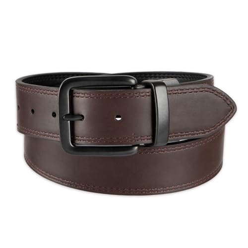 Levi's Men's Reversible Casual Jeans Belt, Black/Brown, 34 (Waist 32), 11LV02KX - Image 3