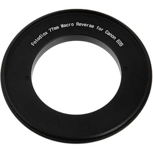 Image of Fotodiox 77mm Macro Reverse Mount Adapter for Using Canon EOS Camera with 77mm Filter Thread Lens
