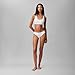 Calvin Klein Modern Cotton Unlined Wireless Bralette, White, Medium