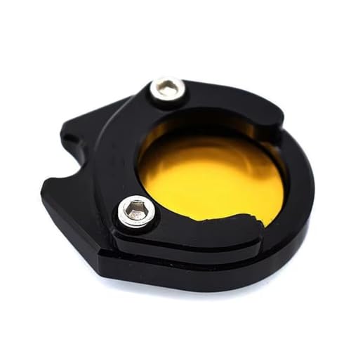 Plaque Béquille Moto Yamaha XMAX 300 Extension Pied Centrale Jaune