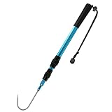 SANLIKE Telescopic Fish Gaff with Stainless Sea Fishing Spear Hook Tackle, Soft Rubber Handle...