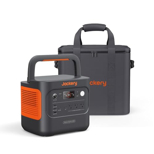 Image of Jackery Explorer 2000 v2 and Carrying Bag, 2042Wh LiFePO4 Battery, 2200W AC Output, 1 Hour Fast Charging for Emergencies, Power Outages, Camping