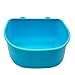 KiBcsLic 2X Pet Hanging Food Bowls Durability Covenient Portable Pet Cage Feeder Dog Crate Feeding Bowls for Puppy Cat Small Animals, Blue