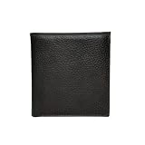 QALLUBHAVI - Men's Genuine Leather Passcase Wallet with Multiple Card Slots Men's Leather Minimalist
