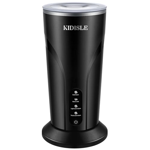 KIDISLE 4-in-1 Milk Frother and Steamer